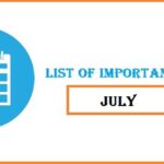 important days july