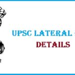 UPSC Lateral Entry