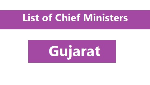 List of Chief Ministers of Gujarat