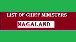 List of Chief Ministers of Nagaland