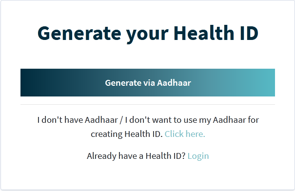 Create health ID 2