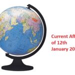 Current Affairs of 12th January 2022