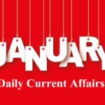 January 2022 Current Affairs