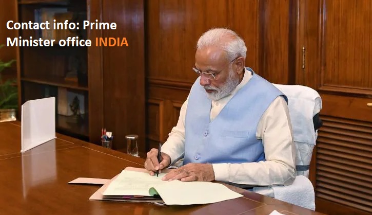Contact Prime Minister office (PMO) of India