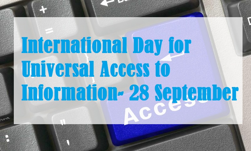 International Day for Universal Access to Information