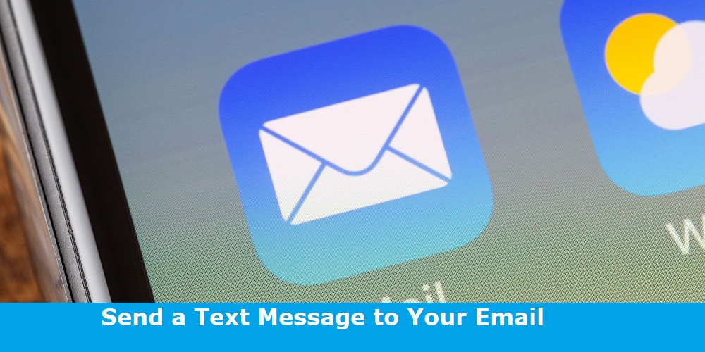 Send a Text Message to Your Email iphone