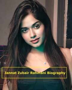 Jannat Zubair Rahmani