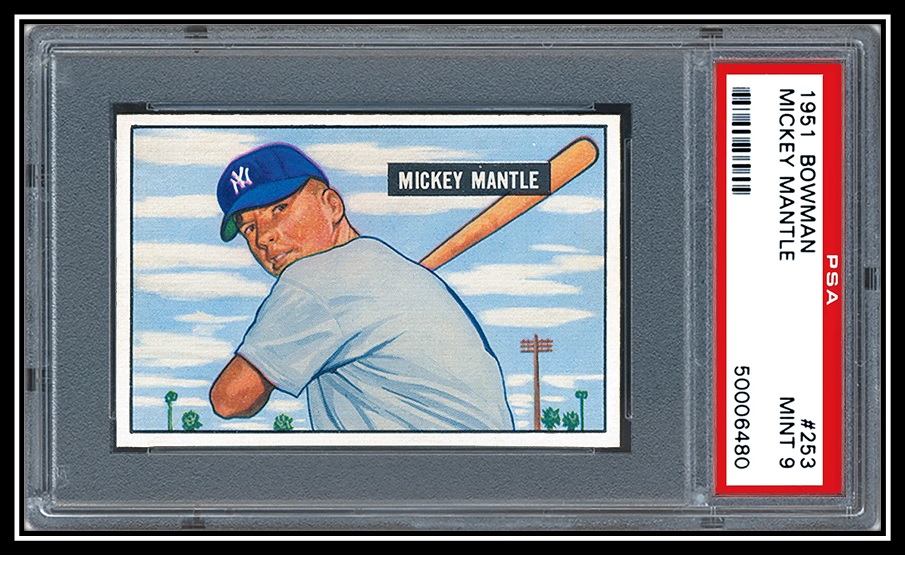 Mickey Mantle, 1951 Bowman baseball card