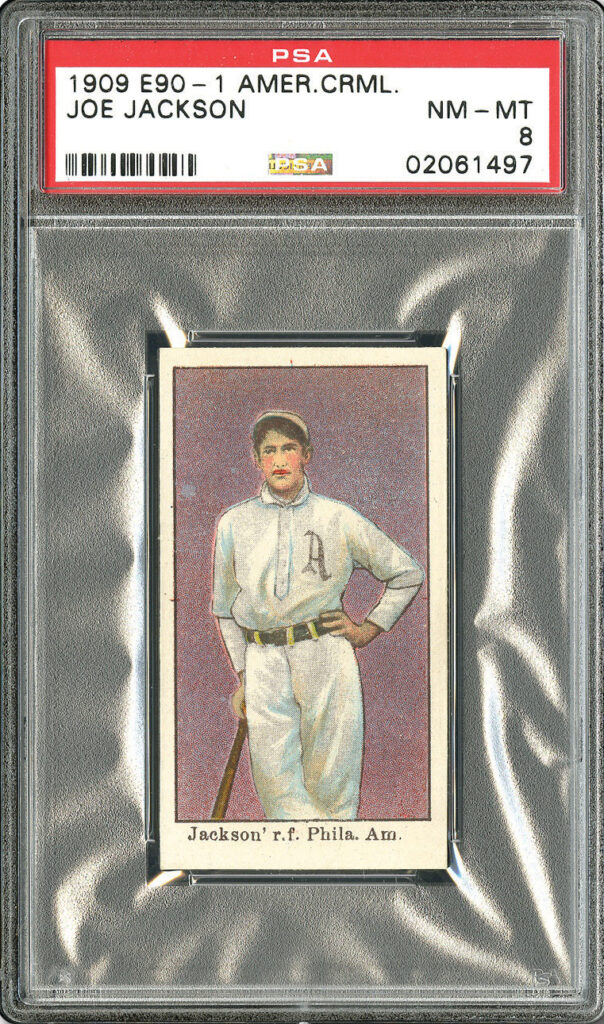 “Shoeless” Joe Jackson baseball card