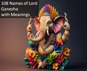 108 Names of Lord ganesha
