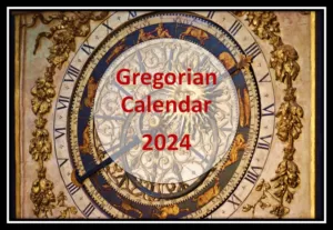 Gregorian Calendar 2024