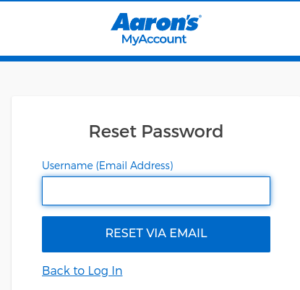 Reset Aaron's Password