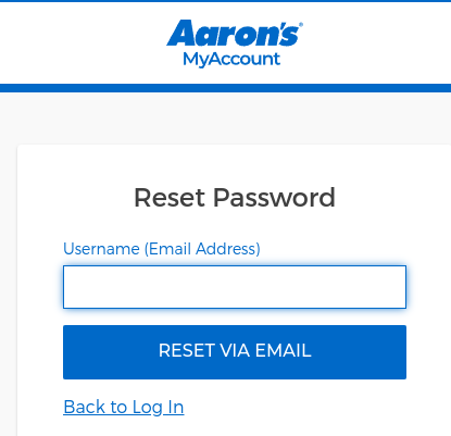 Reset Aaron's Password