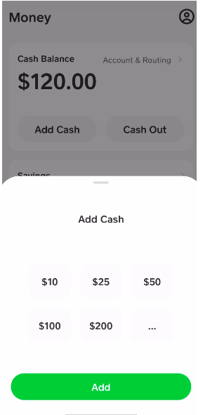 Add Money to Cash App