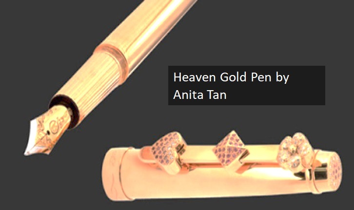 Heaven Gold Pen by Anita Tan 