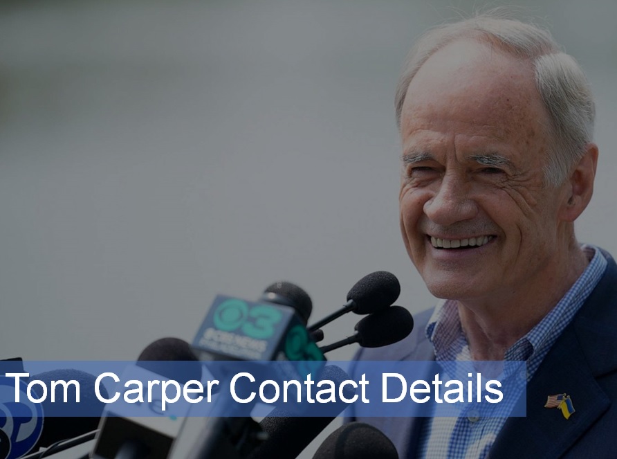 Tom Carper Contact Details