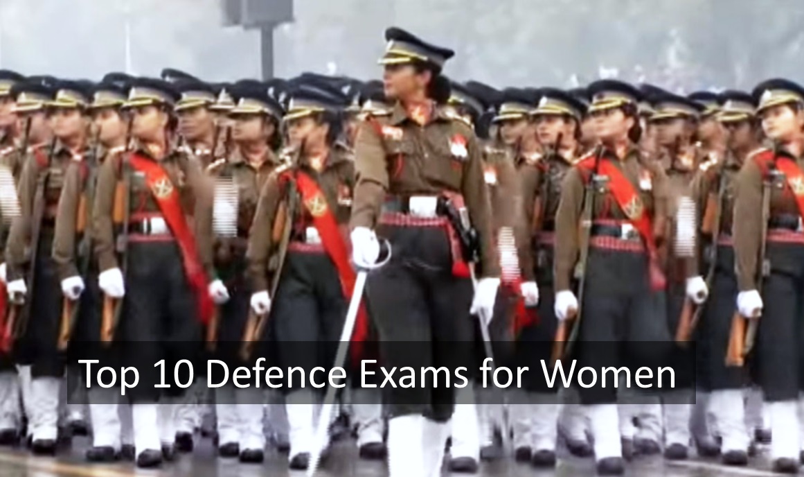 Top 10 Defence Exams for Women