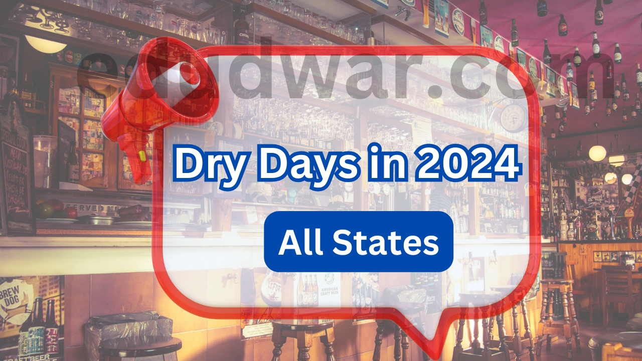 Dry Days in 2024 List